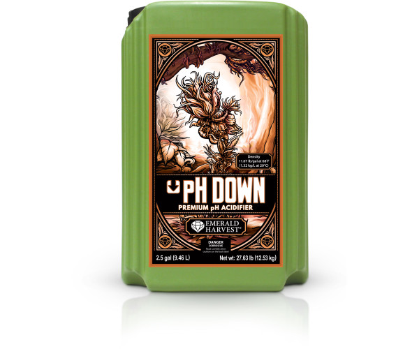 Emerald Harvest pH Down, 2.5 gal, case of 2
