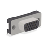 Pack of 9 17EHD015SAA000 Connector 15 Position D-Sub, High Density Receptacle, Female Sockets