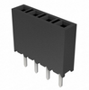 Pack of 5 BCS-104-F-S-TE Connector Receptacle 4 Position 2.54mm Gold PCB, Rohs
