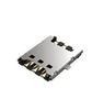 Pack of 2 SIM8055-6-1-14-00-A Connector 7 (6 + 1) Position Card NANO SIM Surface Mount, Right Angle Gold