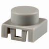 Pack of 10 BTNK0220 Round Tactile Switch Cap Gray, Light Snap Fit