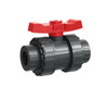 FNW340NAEF Plastic PVC Full Port NPT x Socket Weld 150# Ball Valve 340NA 3/4