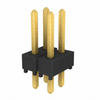 Pack of 5 TSW-102-07-G-D Connector Header Through Hole 4 position 0.100" (2.54mm)