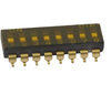 2PCS - MCEMR-08-T  SWITCH, DIL, SMD, 8WAY