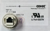 1pc 17-111344 Connector RJ-45 Receptacle Panel Mount Cat 5e