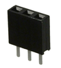 pack of 2  960103-6202-AR  Connector RCPT 3POS 0.1 GOLD PCB, RoHS
