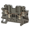 Pack of 5  3044542  Terminal Block Connector 4 Position Feed Through Gray 12-26 AWG
