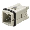 1498100000  Heavy Duty Power Connector Male Insert 3Position+1GND Screw HDC HA 3 MS :RoHS
