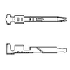 Pack of 10  CM10-#22SC(S2)(D8)  Contact CM10 Series Plug connectors Straight 16AWG 
