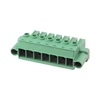 1777888  Position 7 Terminal Block Plug, Female Sockets 0.300" (7.62mm) - 180° Free Hanging (In-Line)