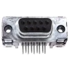 Pack of 2  5745781-4  9 Position D-Sub Receptacle, Female Sockets Connector 
