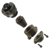 TDR8P8C  Circular Connector Plug 3 Position, Female Sockets Solder Cup