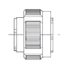 D38999/26WF11SN Circular Connector Plug 11 Position Female Sockets Crimp Gold Kit JD38999/26WF11SN
