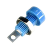 1509-105  Connector Banana Jack 1 POS Blue Solder Lug Straight Panel Mount 1 Port