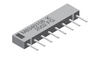 M8340109K2201GGD03  Res Thick Film NET 2.2K Ohm 2% 3/5W ±100ppm/°C ISOL Molded 10-Pin SIP