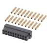 M80-8882005   Connector  20 Position Rectangular Receptacle Crimp Gold 24-28 AWG