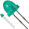 Pack of 10  HLMP-3554   LED Green 569nm Indication - Discrete 2.1V Radial :RoHS
