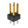 Pack of 2  PBC02DAAN  Connector Header Through Hole 4 position 0.100" (2.54mm) :RoHS
