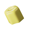Pack of 20  MS-4  Vinyl Hex Caps, Yellow, 0.560DIA Fit 1/4 Nut, MS Series, PVCYEL501