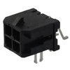 430450406  Connector Header Right Angle 4 position 3MM Surface Mount :RoHS, Cut Tape
