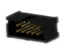 Pack of 7  5103309-1  Connector Header Vertical 10 Position 2.54MM :Rohs
