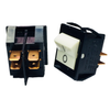 DPST ROCKER SWITCH 10AMP 125VAC 28VD 8AMP 250VAC 1/2HP 14VT