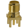 Pack of 2  132134  SMA Connector Jack, Female Socket 50Ohm Through Hole Solder :RoHS
