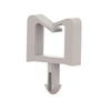 Pack of 2  MWS-1-01  Cable Management, Clip Nylon 6/6 Natural Snap In, Bulk, RoHS