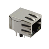Pack of 2   JXD0-0008NL   Connector 1 Port RJ45Through Hole 10/100 Base-TX, AutoMDIX : RoHS
