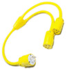 1301540123 NEMA L5-20 TO NEMA 5-20 MOLDED Y SPLICE