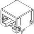 95122-3881  Connector RJ-45 RCP 8 Position 2.54mm Solder RA Thru-Hole 8 Terminal 1 Port Tray Cat 3