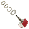 7301SYZDE Toggle Switches Toggle, 3PDT 20V 0.4VA Panel Mount, RoHS