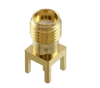 0733910060  SMA Connector Receptacle, Female Socket 50 Ohms Through Hole Solder