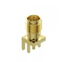 Pack of 4 SMA-J-P-H-ST-EM1  SMA Connector Jack, Female Socket 50 Ohms Board Edge, End Launch Solder