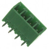 Pack of 4   691322310004   Connector 4 Position Terminal Block Header, Male Pins, Shrouded (4 Side) 0.150" (3.81mm) 90°, Right Angle Through Hole : RoHS