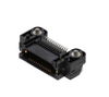Pack of 2 ERF8-013-01-L-D-RA-L-TR  Connector 26 Position Socket, Outer Shroud Contacts Surface Mount, Right Angle Gold