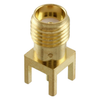 Pack of 2 73391-0060 Conn SMA 50Ohm Solder ST Thru-Hole RCP Gold , RoHS