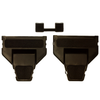554946-1  Connector Backshell 50 Position 180° Shielded Black :RoHS