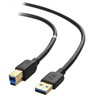 389G0175M02ALC USB-3.0-Cable USB-A USB-B 3.0, RoHS, Image shown is a representation only