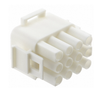 350735-4 Connectors 12 Rectangular Housings Plug White :RoHS