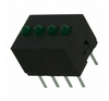 555-5303F LED CBI 3MM Green Quad VERT TH :RoHS