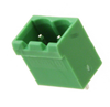 Pack of 4 1755516 Connector 2 Position Terminal Block Header, Male Pins, Shrouded (4 Side) 0.197" (5.00mm) Vertical Through Hole :RoHS