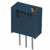 Pack of 4 PV36W102C01B00 Trimmer 1 kOhms 0.5W, 1/2W PC Pins Through Hole Potentiometer Cermet 25.0 Turn Top Adjustment :RoHS, Tube