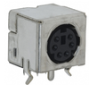 749180-1 Circular Connector Receptacle, 6 Position Female Sockets Solder