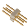 Pack of 5 HTSW-102-08-G-D Connector Header Through Hole 4 position 0.100" (2.54mm) :RoHS