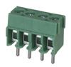 Pack of 4 1984633 Connector 4 Position Wire to Board Terminal Block Horizontal with Board 0.138" (3.50mm) Through Hole