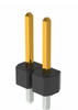Pack of 2 68000-102HLF Connector Header Through Hole 2 position 0.100" (2.54mm) :RoHS