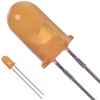 Pack of 10  HLMP-3507 Standard LEDs, Through Hole Green Diffused 565nm 4.2mcd, Bulk
