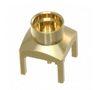 Pack of 2 SMP-PF-P-GF-ST-TH2 SMP Connector Plug, Male Pin 50 Ohms Through Hole Solder