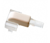 Pack of 4 RLP1-200-500 Light Pipe Single Clear Rigid Board Mount, Snap-In, Right Angle